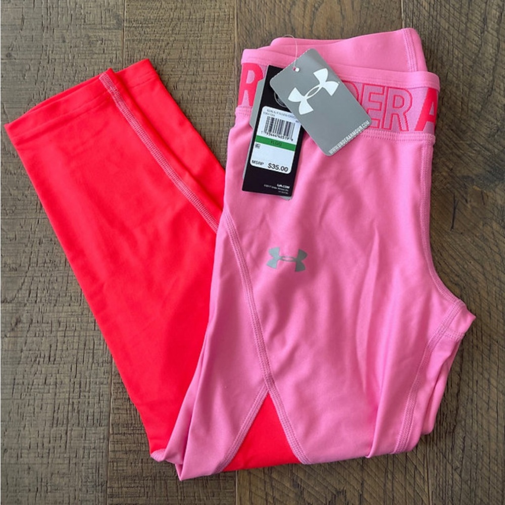 Under Armour Girls Ankle Crop Leggings